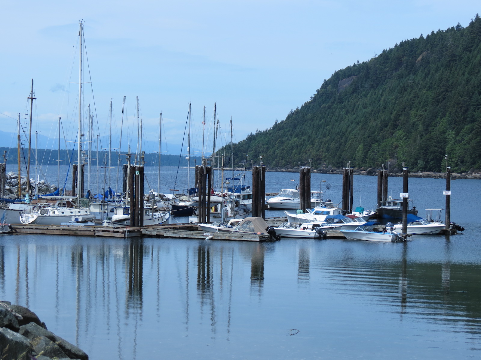 Hornby Island marina and resort, British Columbia
